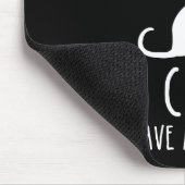 Ik werk hard zodat mijn kat een beter leven kan he muismat (Hoek)