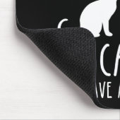 Ik werk hard zodat mijn katten een beter leven kun muismat (Hoek)