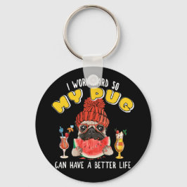 Ik werk hard zodat mijn kind een beter leven kan h sleutelhanger