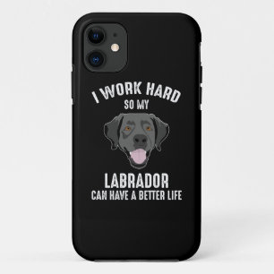 Ik werk hard zodat mijn labrador een beter leven k Case-Mate iPhone case