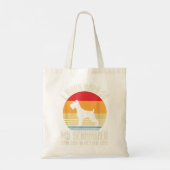 Ik werk hard zodat mijn Schnauzer een beter leven  Tote Bag (Achterkant)