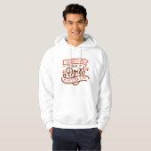 Ik werk harde honden hoodie (Voorkant volledig)