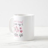Ik Werk Harde Katten Koffiemok (Voorkant links)