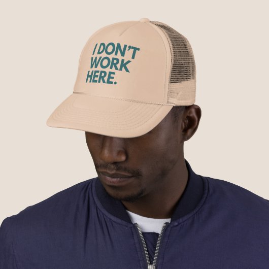 IK WERK HIER NIET TRUCKER PET (In situ)