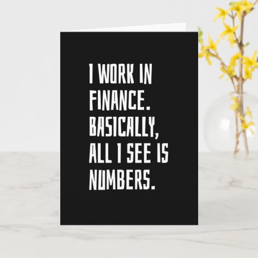 Ik werk in financiën kaart (Gele Bloem)