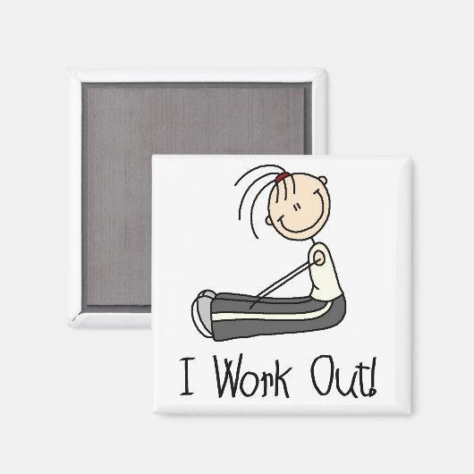 Ik werk magneet uit (Voorkant / Achterkant)