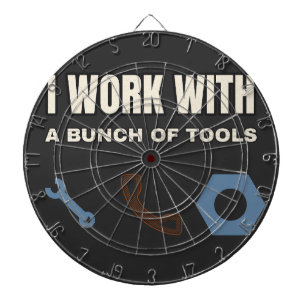 Ik Werk Met een Bunch aan Gereedschap — Dartbord