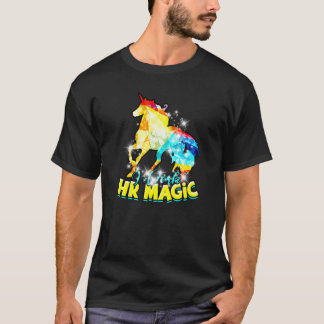 Ik werk met een magisch paard t-shirt