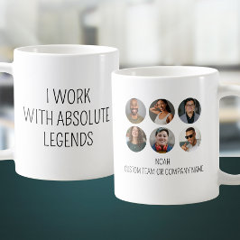 Ik werk met het Absolute Legends 6 Photo Kantoor T Koffiemok
