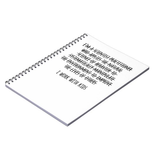 Ik werk met Kinderen Notitieboek (Linkerzijde)