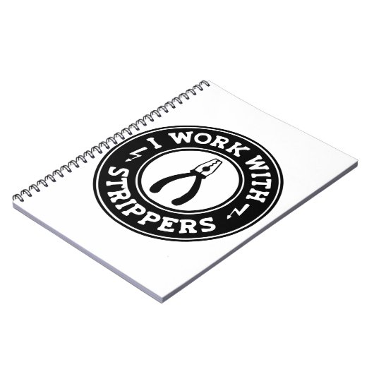 Ik werk met strippers #USAPatriotGraphics © Notitieboek (Linkerzijde)