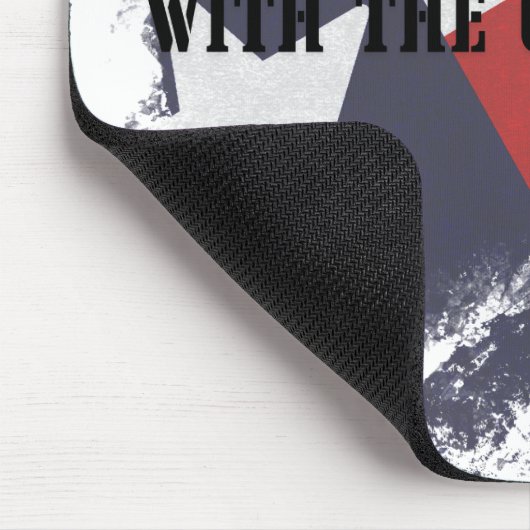 Ik werk niet samen met de regering Mousepad Muismat (Hoek)