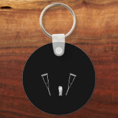 Ik werk nog steeds aan mijn landingen... een gebro sleutelhanger (Voorkant)