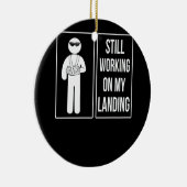 Ik werk nog steeds aan mijn landingsbroekarm. keramisch ornament (Rechts)