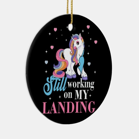 Ik werk nog steeds aan mijn landingsschade, gebrok keramisch ornament (Rechts)