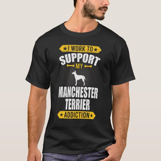Ik werk om mijn advies van Manchester te ondersteu T-shirt (Voorkant)