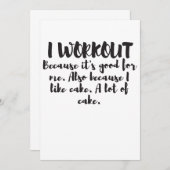 Ik werk omdat ik schimmelige gym vrouwen Mannen tr (Voorkant / Achterkant)