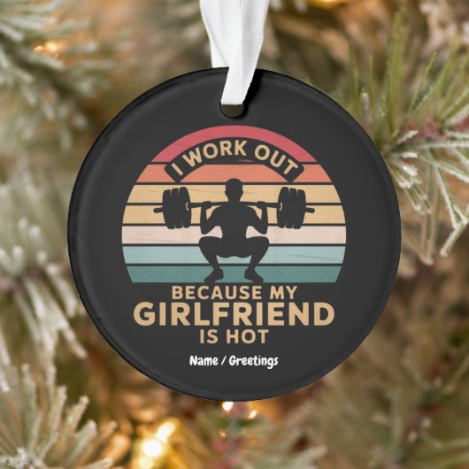 Ik werk omdat mijn Vriendin niet leuk is Ornament (Boom)