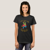 Ik werk op afstand vanaf de thuisbasis, Sarcastisc T-shirt (Voorkant volledig)