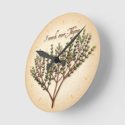 Ik werk over Thyme Ronde Klok (Hoek)
