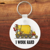 Ik werk Sleutelhanger voor hardcementmixer (Voorkant)