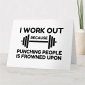 Ik werk uit bedankkaart (Voorkant)