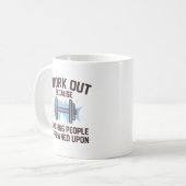 Ik werk uit koffiemok (Voorkant links)