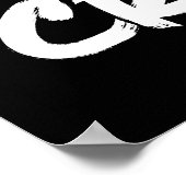 Ik werk uit om de waanzin weg te vegen - grappige  poster (Hoek)