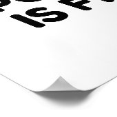 Ik werk uit poster (Hoek)