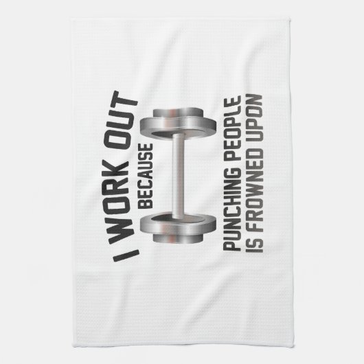 Ik werk uit theedoek (Verticaal)