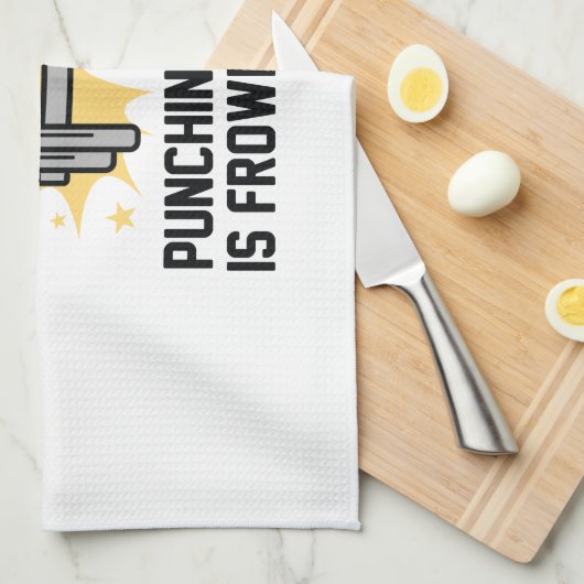 Ik werk uit theedoek (Quarter Fold)