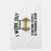 Ik werk uit theedoek (Verticaal)