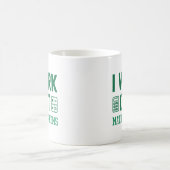 Ik werk uit Wiskunde problemen Koffiemok (Center)