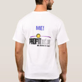 Ik werk voor de beste baas ter wereld! t-shirt (Achterkant)