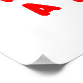 Ik werk voor geld om een hond te huren poster (Hoek)