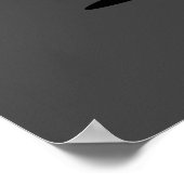 Ik werk voor het eten van vuilnis - grappige gym R Poster (Hoek)