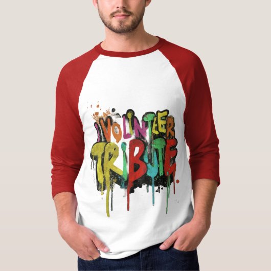 Ik werk vrijwillig als eerbetoon t-shirt (Voorkant)