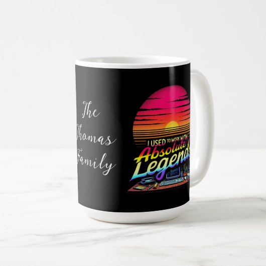 Ik werkte met Absolute Legends Koffiemok (Voorkant rechts)