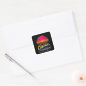 Ik werkte met Absolute Legends Vierkante Sticker (Envelop)