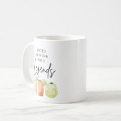 Ik werkte met Legend Personalized Retirement Koffiemok (Voorkant links)