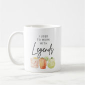 Ik werkte met Legend Personalized Retirement Koffiemok (Links)