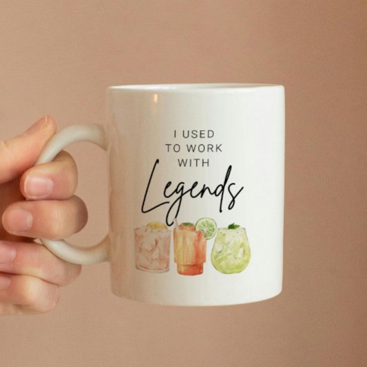 Ik werkte met Legend Personalized Retirement Koffiemok