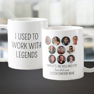 Ik werkte vroeger met Legends 10 Coworker Photo Koffiemok