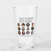 Ik werkte vroeger met Legends 12 Coworker Photo Glas (Voorkant)