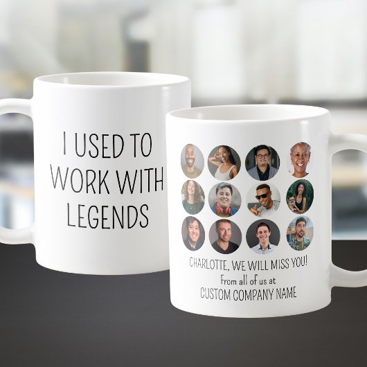 Ik werkte vroeger met Legends 12 Coworker Photo Koffiemok