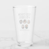 Ik werkte vroeger met Legends 5 Collega Photo Beer Glas (Achterkant)