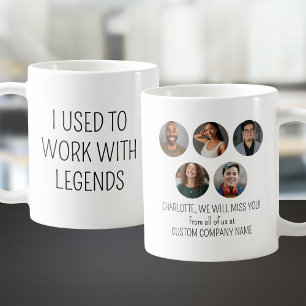 Ik werkte vroeger met Legends 5 Coworker Photo Koffiemok