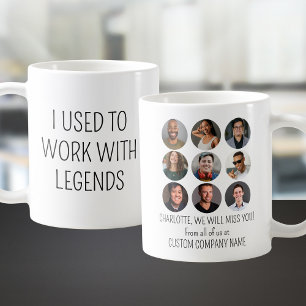 Ik werkte vroeger met Legends 9 Coworker Photo Koffiemok