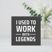 Ik werkte vroeger met Legends Kaart (Staand voorkant)