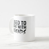 Ik werkte vroeger met Legends Koffiemok (Voorkant links)